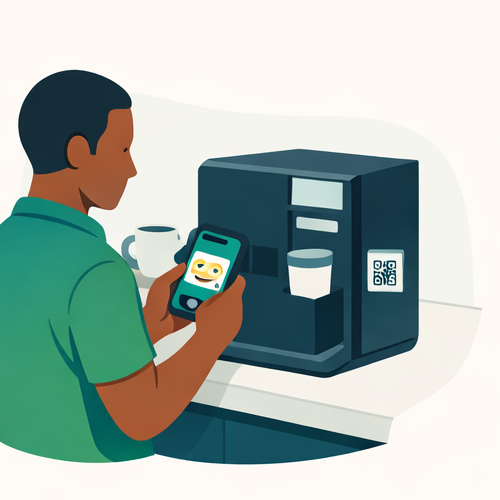 QR feedback in kitchens