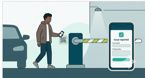 Parking issue reported and resolved